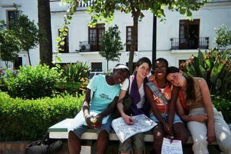 Today the teachers from the kid's club has prepared a orienteering hike 