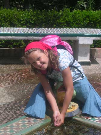 Cold water against the hot sun of Andalusia