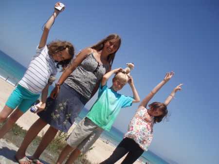 Excited to play on the beach!!!